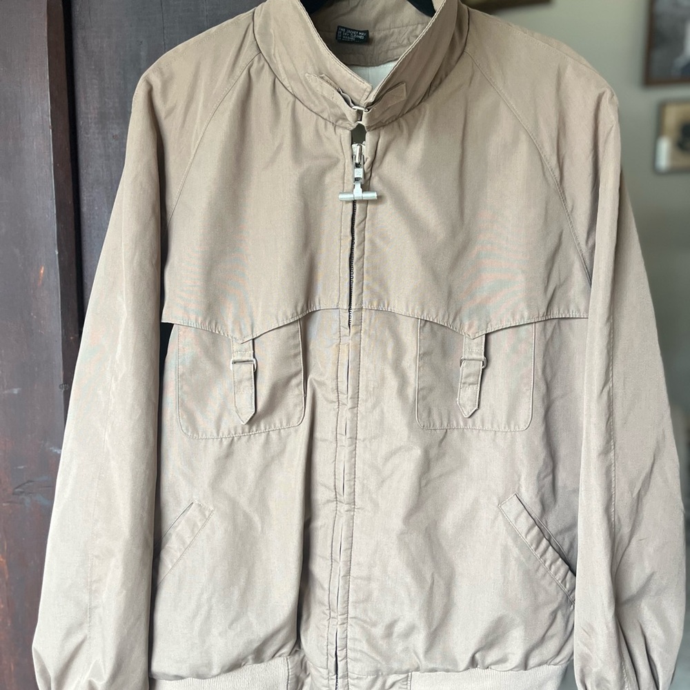 Vintage Classic Tan Windbreaker